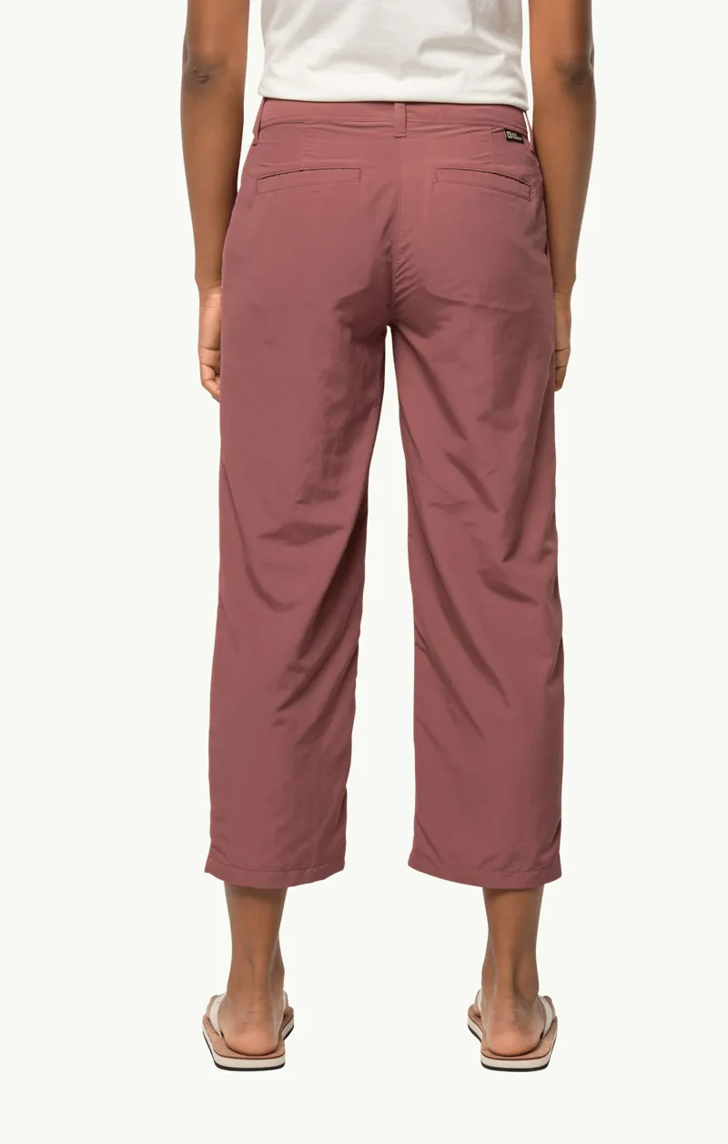 Jack Wolfskin Kalahari 7/8 Trousers Womens in Apple Butter-1